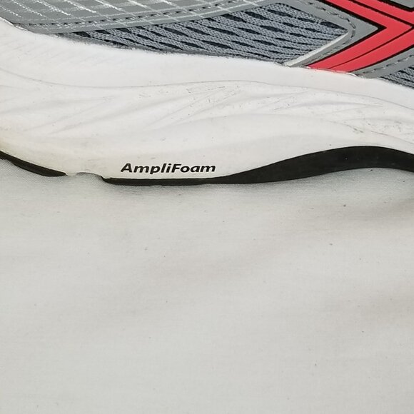 ASICS Gel Contend 6 AmpliFoam Lace Up Running Shoe Gray Pink Size 8 ~ 4400 - Picture 5 of 11